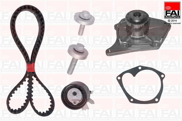 FAI AUTOPARTS Vesipumppu + jakohihnasarja TBK357-6329